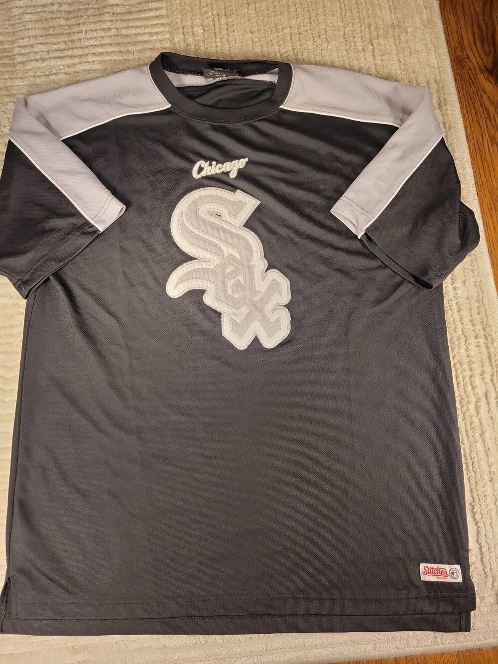 Stitches Chicago White Sox Jersey Baseball MLB Mens Size Large Adult
